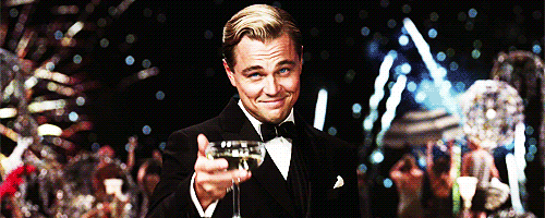 DiCaprio glass