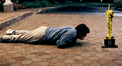 Leo crawls for Oscar