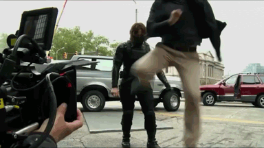 behind the scenes action