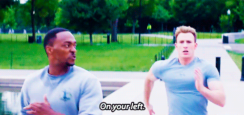 on your left