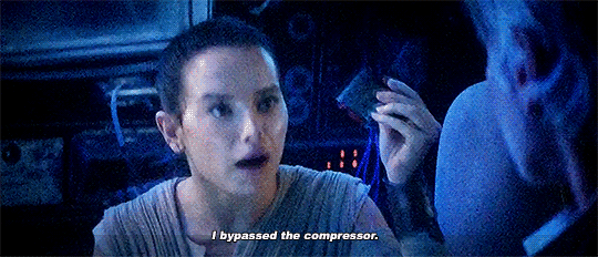 Rey bypassed the compressor